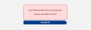 VIMAX fake ANTI COUNTERFEIT CHECK